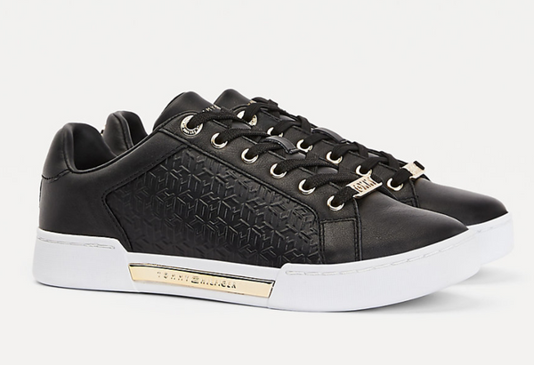 Tommy Hilfiger FW0FW05549 BDS sneakersy TH Monogram elevated black